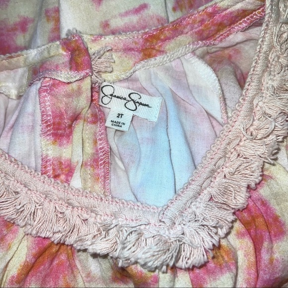 Jessica Simpson Tie Dye Shortsleeved Dress Size 3T - Picture 4 of 9